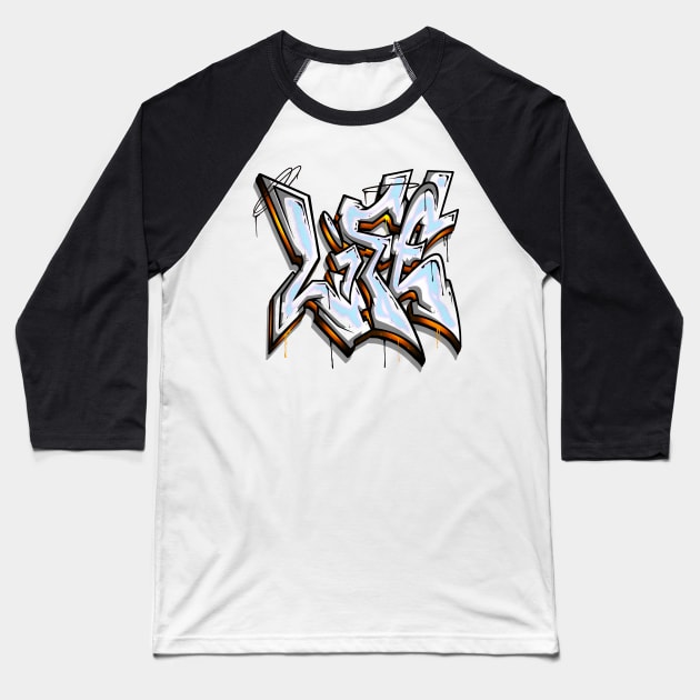 Life Graffiti Baseball T-Shirt by Graffitidesigner